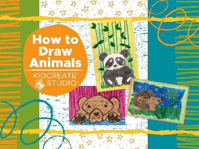 Kidcreate Studio - Mansfield. How to Draw Animals Weekly Class (9-14 Years)