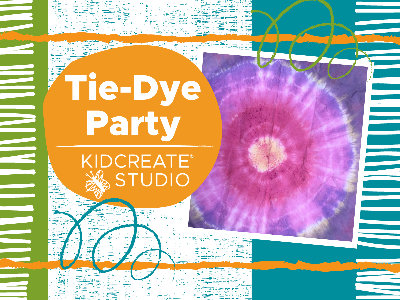 Kidcreate Studio - Johns Creek. Tie Dye Party- Workshop (4-10Y)